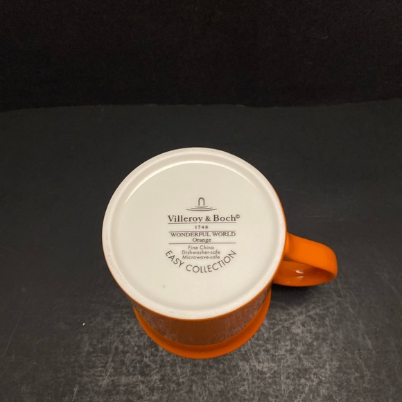 Villeroy and Boch orange mug - Picture 6 of 11